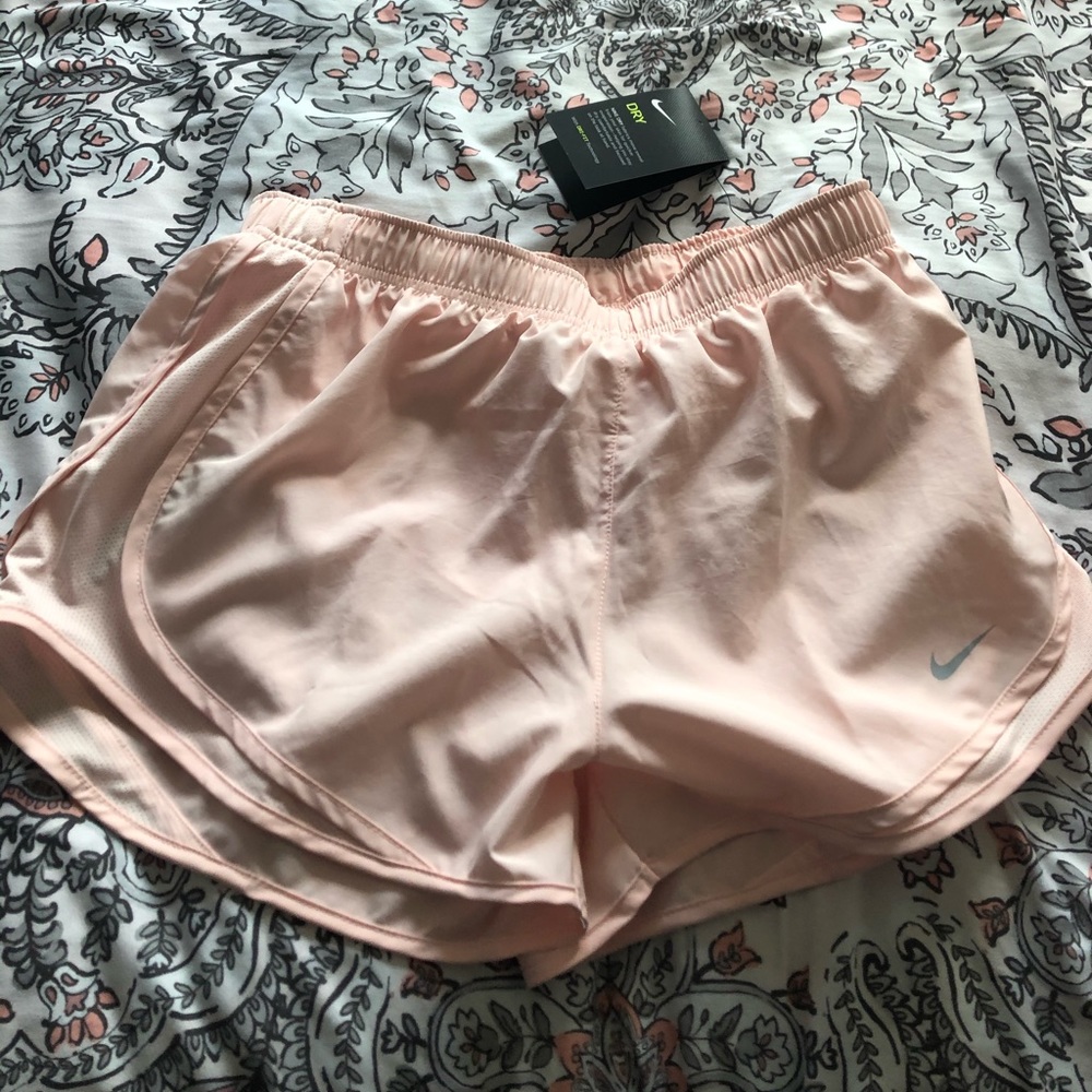 Pink nike shorts